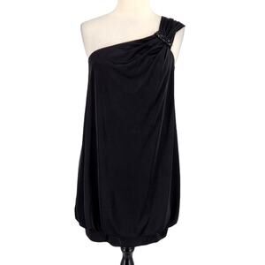 BCBGMaxAzria One Shoulder Bubble Mini Dress Size Medium